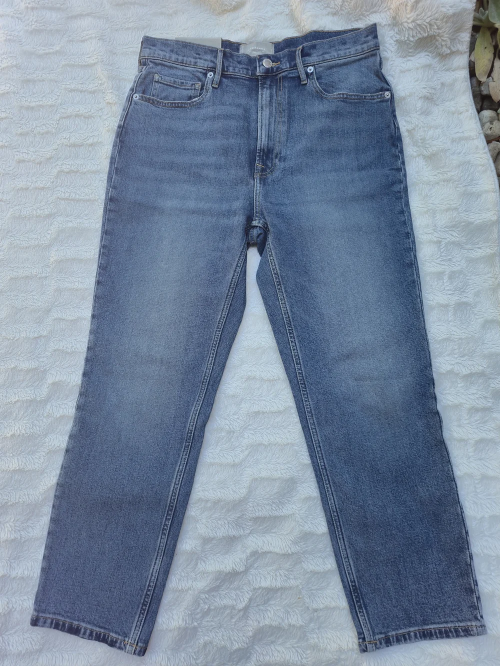 Everlane Men’s‎ Straight Jeans in Medium Blue Wash